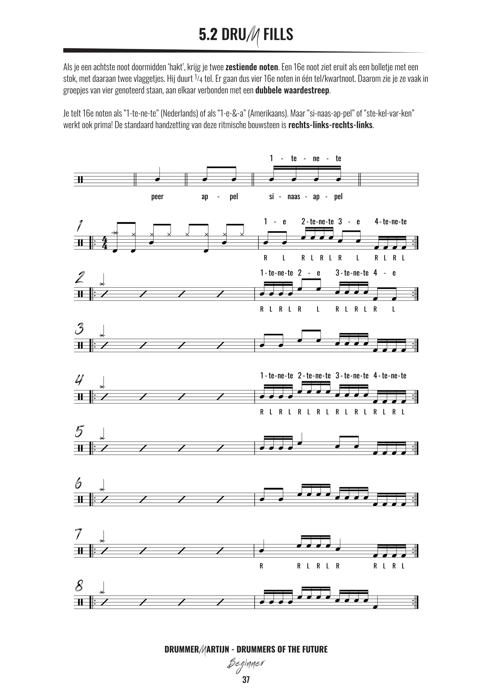 Drummers Of The Future Beginner Sample Page 37