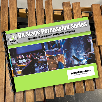 Faithful Festive Tunes | Percussion Ensemble Sheet Music 