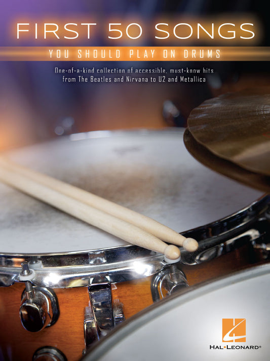 First 50 Songs You Should Play on Drums Cover;First 50 Songs You Should Play on Drums Sample 1;First 50 Songs You Should Play on Drums Sample 2;First 50 Songs You Should Play on Drums Sample 3