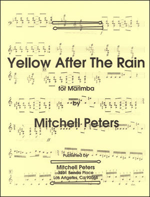 Yellow After the Rain Cover