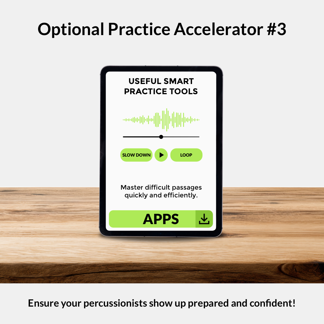 Master difficult passages quickly and effective and ensure your students show up prepared and confident!