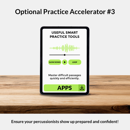 Master difficult passages quickly and effective and ensure your students show up prepared and confident!