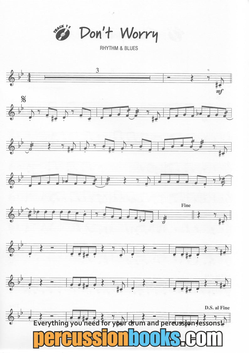 Pop, Rock &amp; Blues for Mallets 2 Cover;Pop, Rock &amp; Blues for Mallets 2 Sample 1;Pop, Rock &amp; Blues for Mallets 2 Sample 2