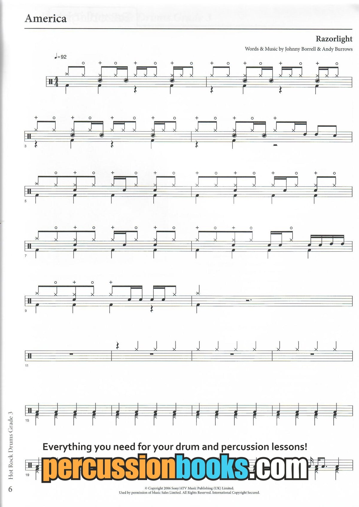 Rockschool Drums Hot Rock 8 Hit Songs for Grade 3 Cover;Rockschool Drums Hot Rock 8 Hit Songs for Grade 3 Sample 1;Rockschool Drums Hot Rock 8 Hit Songs for Grade 3 Sample 2;Rockschool Drums Hot Rock 8 Hit Songs for Grade 3 Sample 3