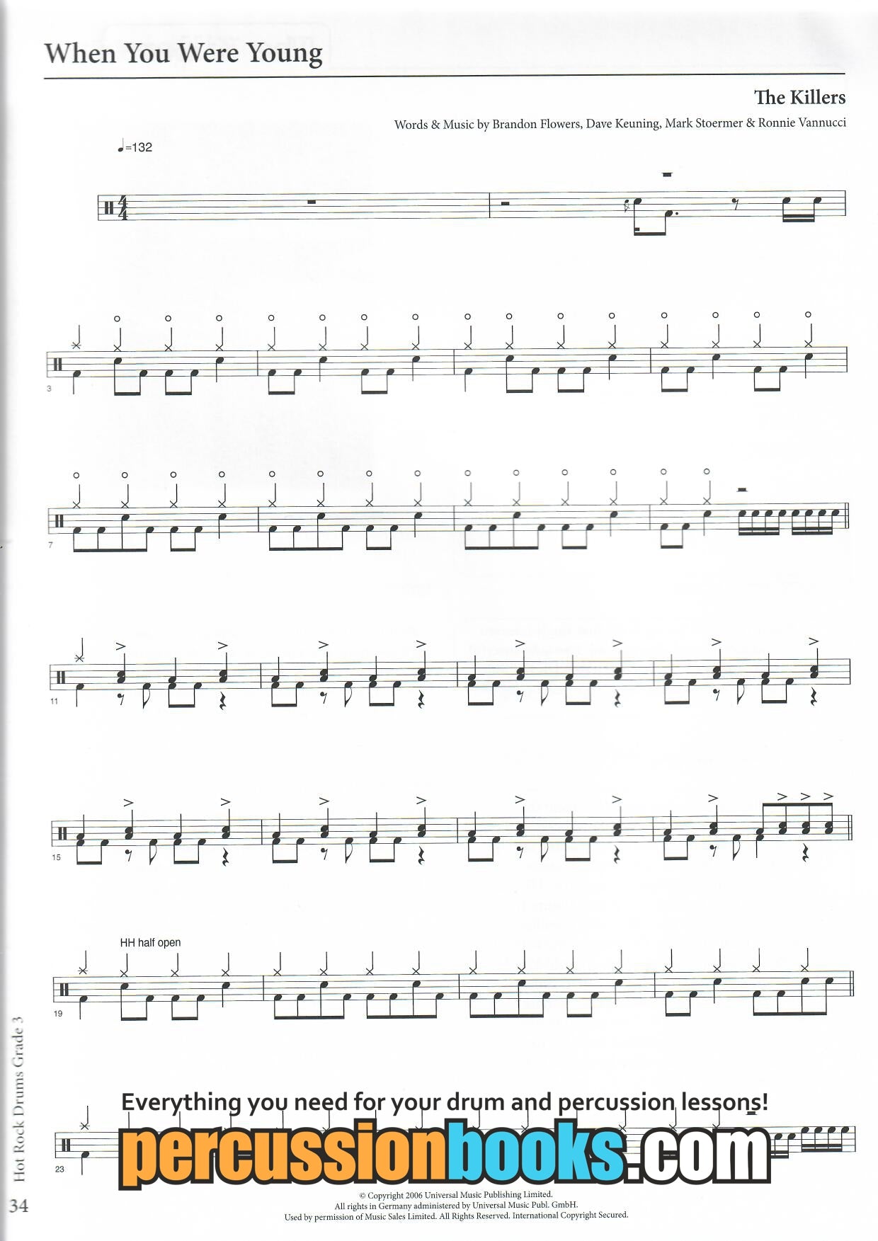 Rockschool Drums Hot Rock 8 Hit Songs for Grade 3 Cover;Rockschool Drums Hot Rock 8 Hit Songs for Grade 3 Sample 1;Rockschool Drums Hot Rock 8 Hit Songs for Grade 3 Sample 2;Rockschool Drums Hot Rock 8 Hit Songs for Grade 3 Sample 3