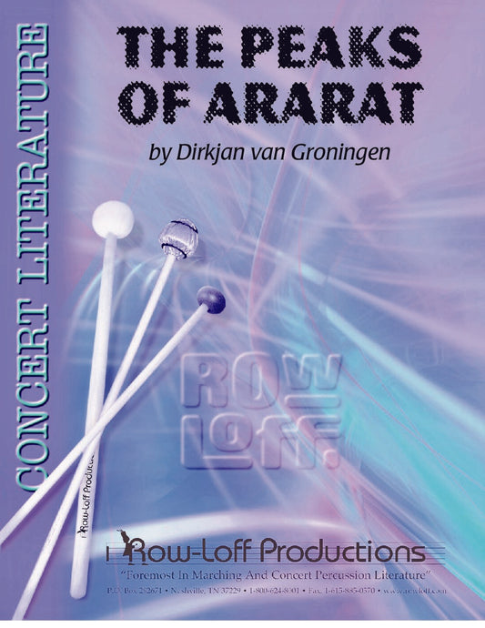 The Peaks of Ararat | Percussion Ensemble Sheet Music | Comp. Dirkjan van Groningen