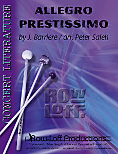 Allegro Prestissimo | by Jean Barriere / arr. Peter Saleh