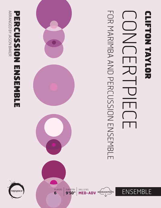 Concertpiece for Marimba and Percussion Ensemble | Clifton Taylor; arr. Jason Baker